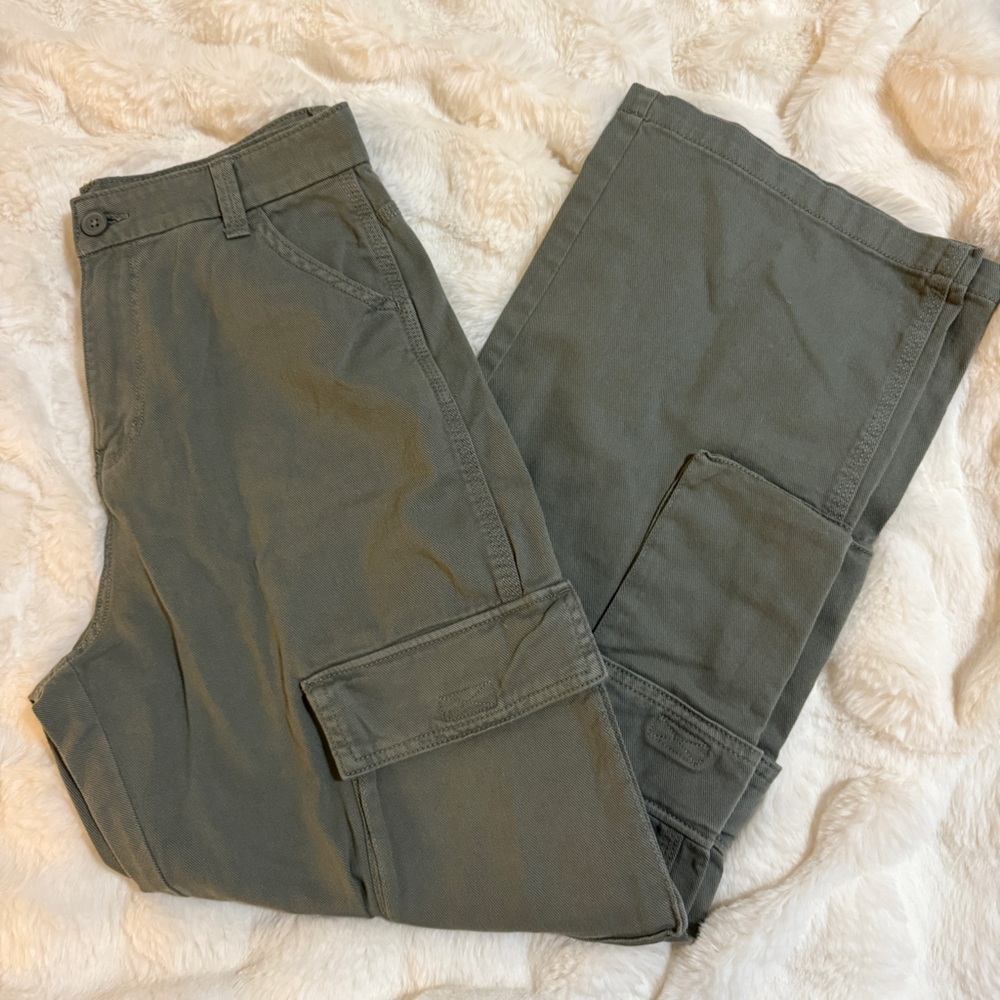 H&M Green Cargo Pants